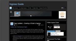 Desktop Screenshot of ingressguide.com